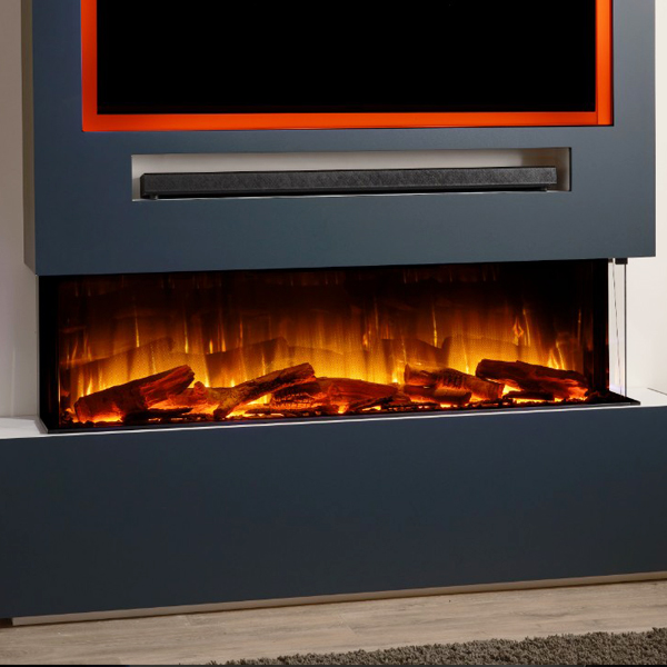 Flamerite Radia 1300 1-2-3 Sided Electric Fire