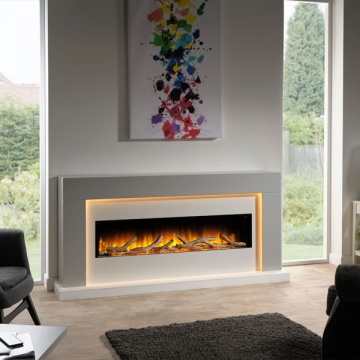 Flamerite Sholus 1300 Electric Fireplace Suite