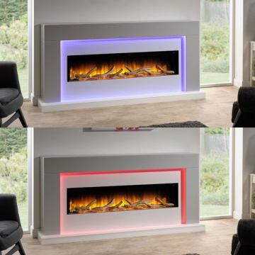 Flamerite Sholus 1300 Electric Fireplace Suite