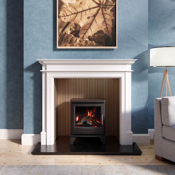 Gallery Bartello White Painted Fireplace