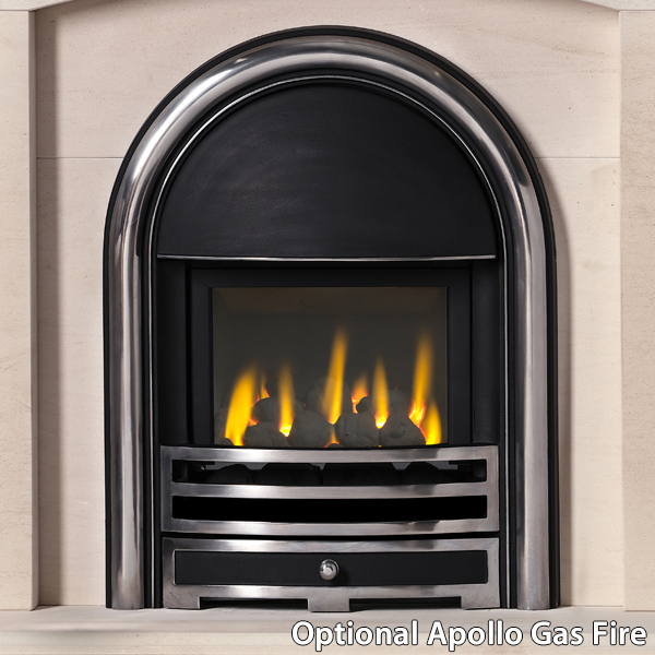 Gallery Cartmel Portuguese Limestone Fireplace Suite