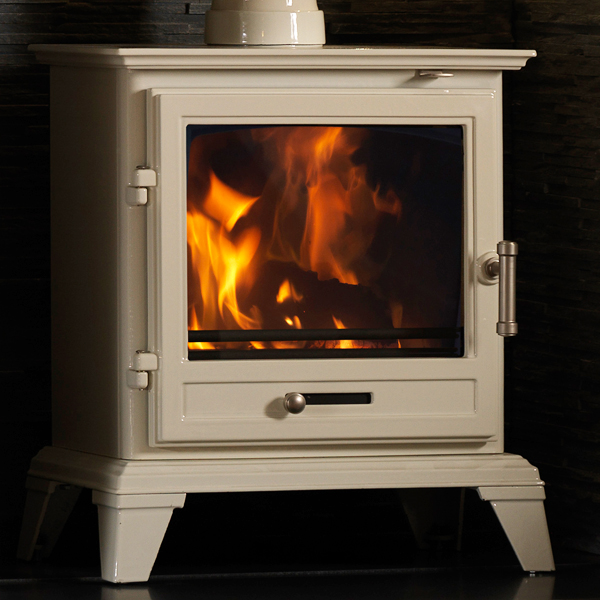 Gallery Classic 8 Eco Design Multi-Fuel Stove - Warm White