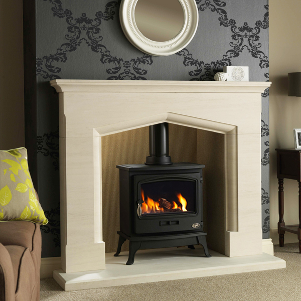 Gallery Coniston Fireplace with optional Tiger Eco Gas Stove