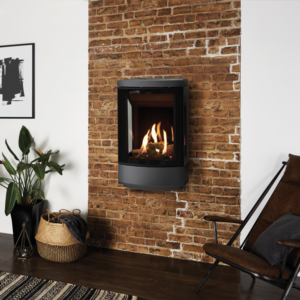 Gazco Loft Wall Mounted Balanced Flue Gas Stove