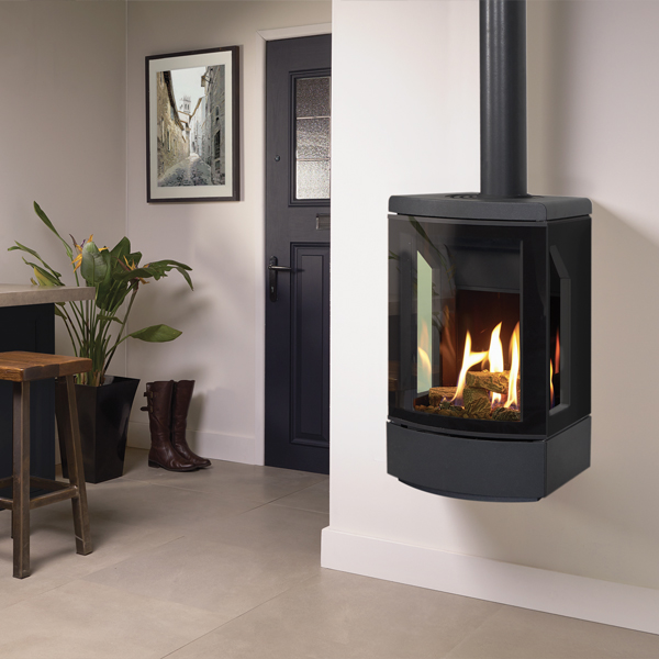 Gazco Loft Wall Mounted Balanced Flue Gas Stove