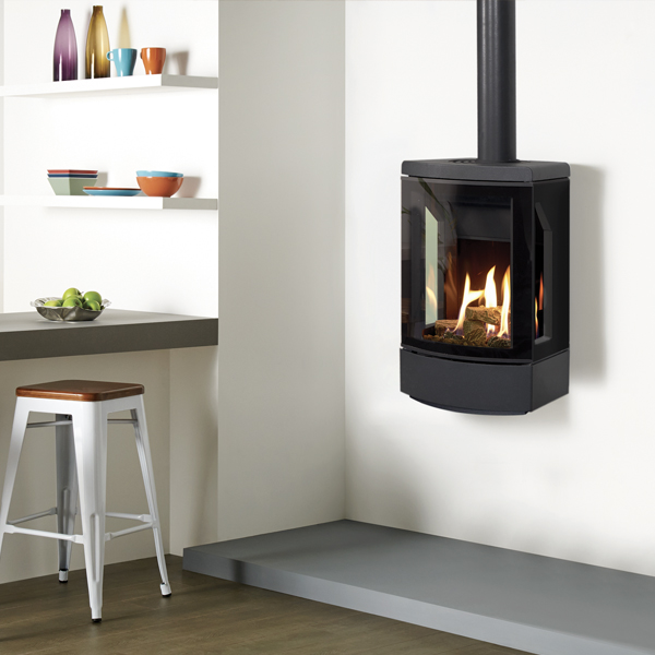 Gazco Loft Wall Mounted Balanced Flue Gas Stove