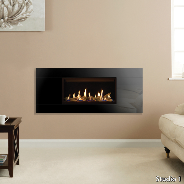 Gazco Studio Slimline Glass Balanced Flue Gas Fire