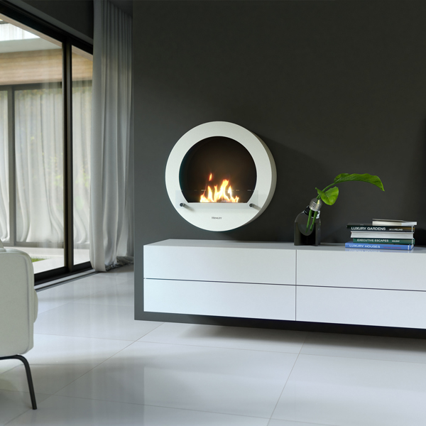 Henley Hamburg Wall Mounted Bioethanol Fire