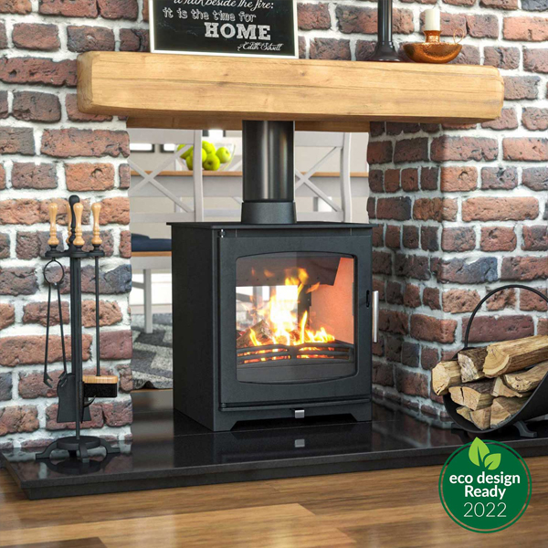 Henley Hazelwood Double Sided Wood Burning Stove