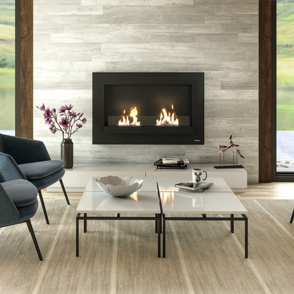 Henley London Wall Mounted Bioethanol Fire