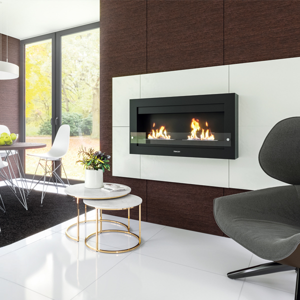 Henley Oslo 900 Wall Mounted Bioethanol Fire