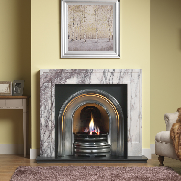 Penman Allora Lilac Marble Fireplace