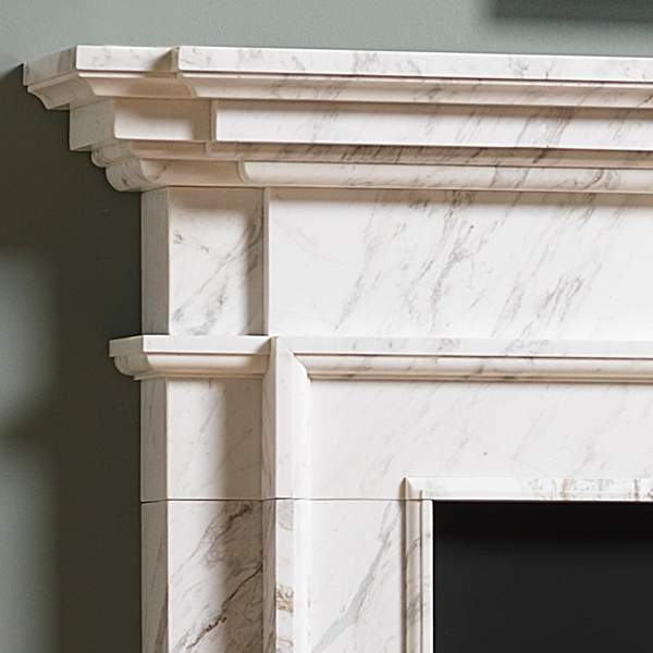 Penman Aversa Kallos Marble Fireplace