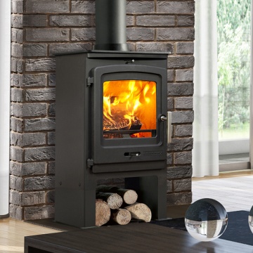 Portway P1 Contemporary Multi-Fuel Stove | Flames.co.uk