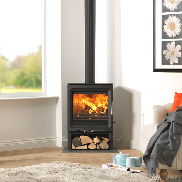 Purevision BPV5W Wide Slimline 5kW Multi-Fuel Stove