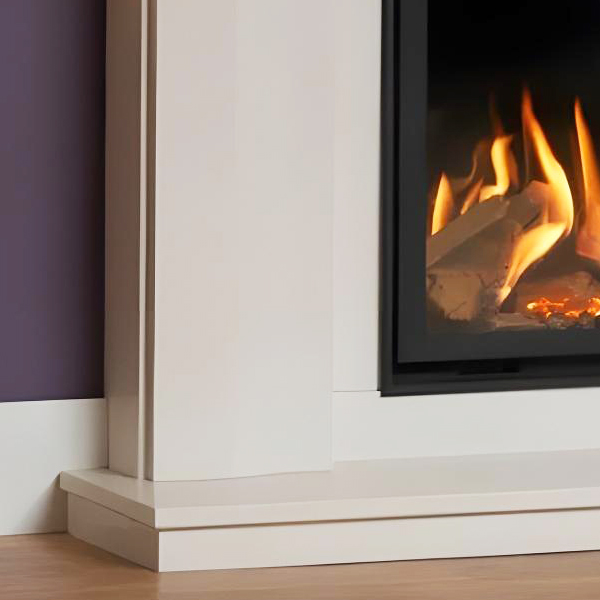 Wildfire Ravel 600 Amalfi Marble Gas Fire Suite