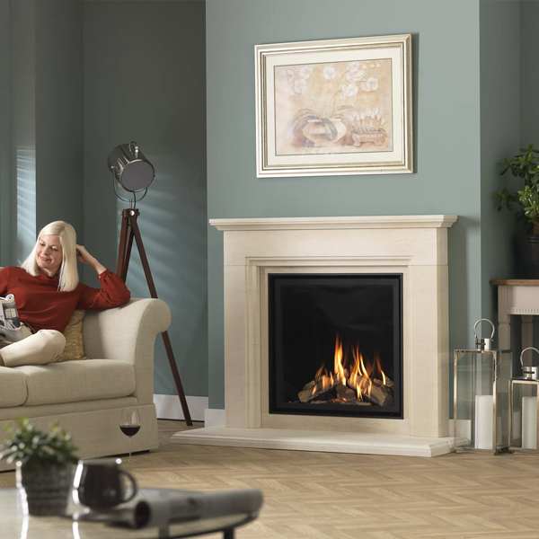 Wildfire Ravel 750 Asti Limestone Gas Fire Suite