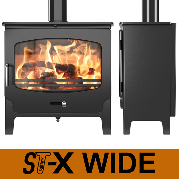 Saltfire ST-X Wide Wood Burning / Multi-Fuel Stove