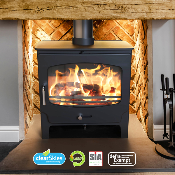 Saltfire ST-X Wide Wood Burning / Multi-Fuel Stove