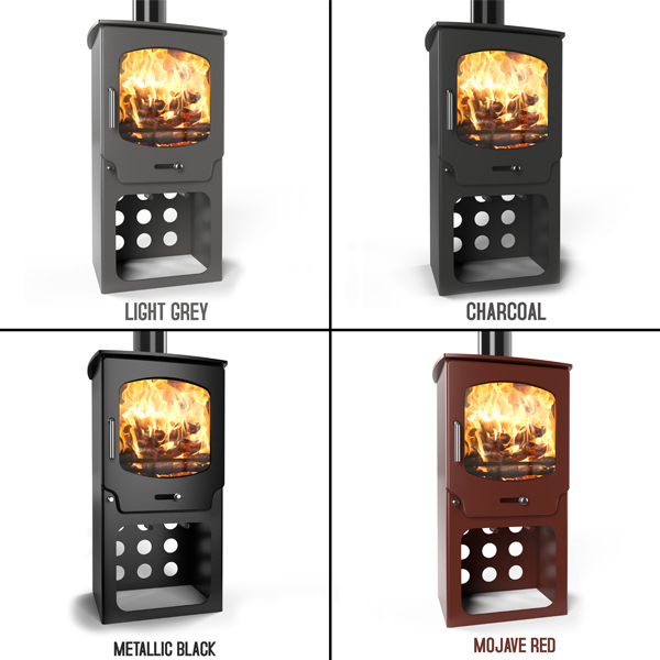 Saltfire ST-X8 Tall Multi-Fuel Stove