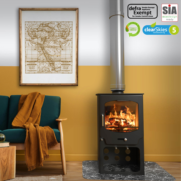 Saltfire ST-X8 Tall Multi-Fuel Stove