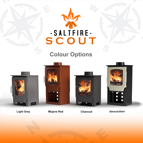 Saltfire Scout Tall Multi-Fuel Stove