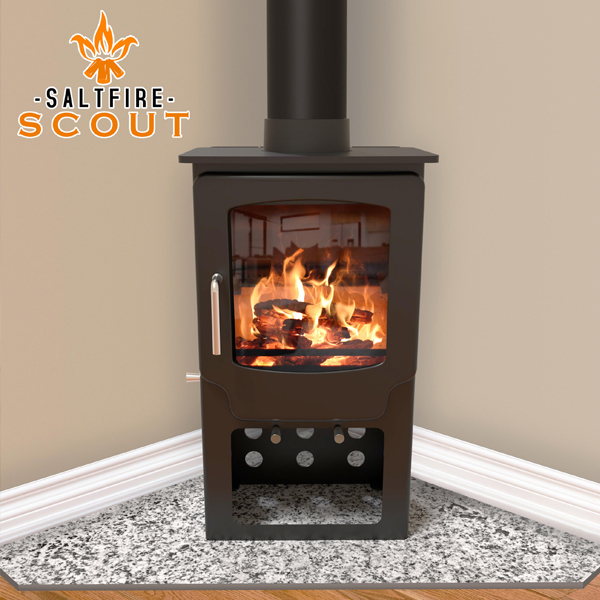 Saltfire Scout Tall Multi-Fuel Stove