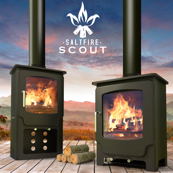 Saltfire Scout Tall Multi-Fuel Stove