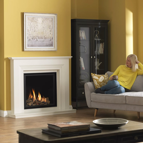 Wildfire Ravel 750 Valentia Marble Gas Fire Suite