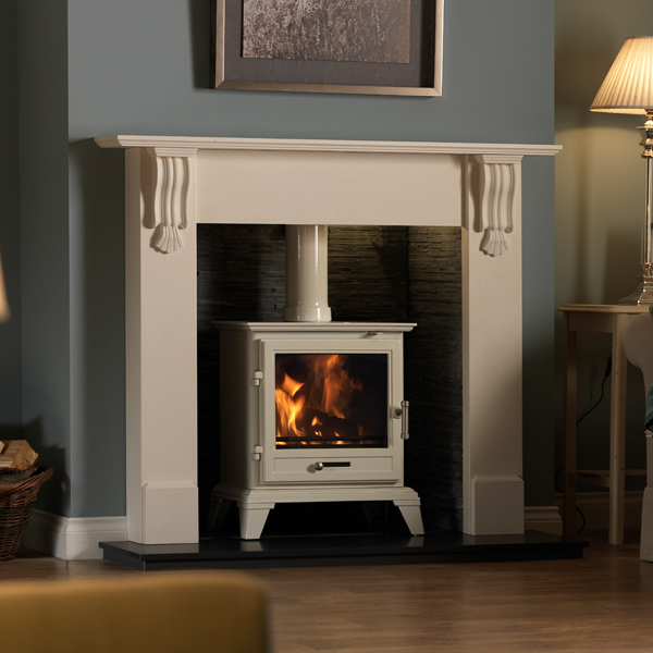 Gallery Classic 8 Eco Design Multi-Fuel Stove - Warm White