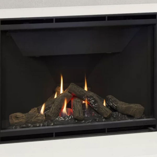 Wildfire HE 950L Seville Marble Gas Fire Suite