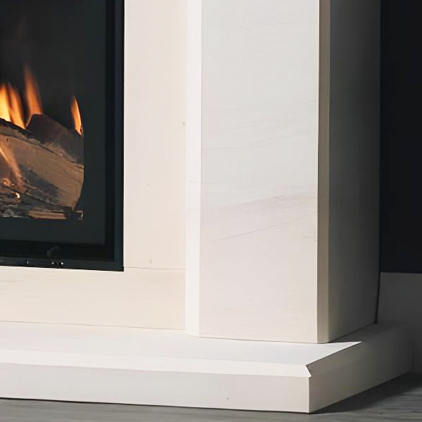 Wildfire Ravel 600BF Asti Limestone Balanced Flue Gas Fire Suite