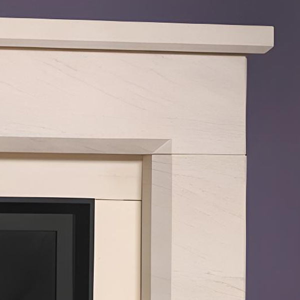 Wildfire Ravel 600 Asti Limestone Gas Fire Suite