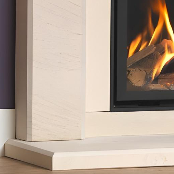 Wildfire Ravel 600 Asti Limestone Gas Fire Suite