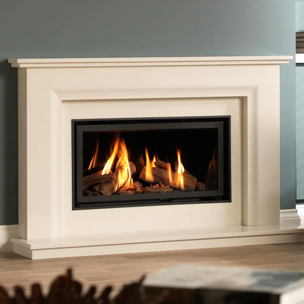 Wildfire Ravel 800 Siena Marble Gas Fire Suite