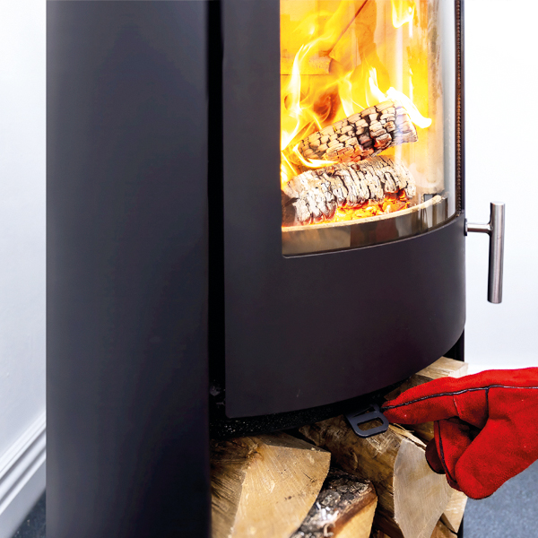 Fireline Woodtec FCS Cylinder 5kW Wood Burning Stove