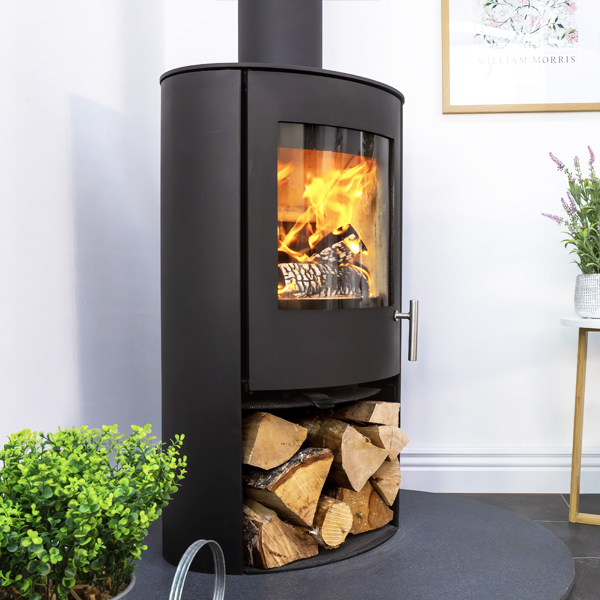 Fireline Woodtec FCS Cylinder 5kW Wood Burning Stove