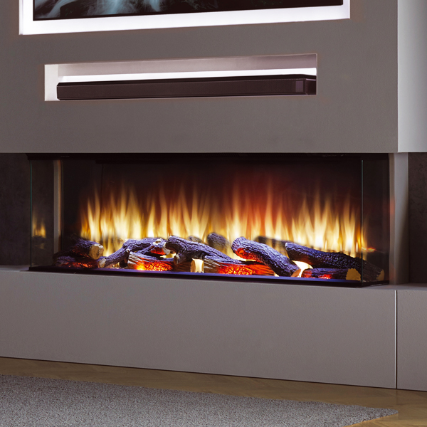 Charlton & Jenrick iRange i1250e Deep Electric Fire