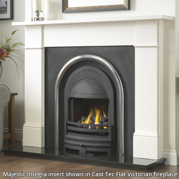 Cast Tec Majestic Integra Cast Iron Fireplace Insert | Flames.co.uk