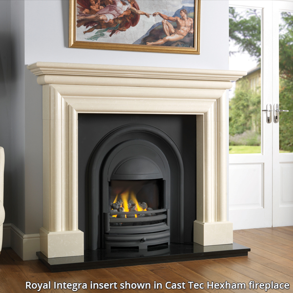 Cast Tec Royal Integra Cast Iron Fireplace Insert | Flames.co.uk