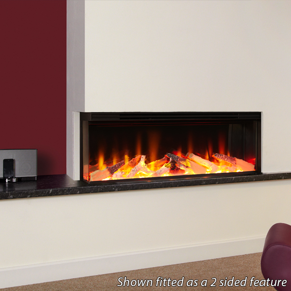 Celsi Electriflame VR Commodus S-1000 1-2-3 Sided Electric Fire ...