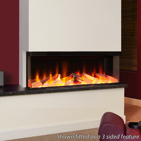 Celsi Electriflame VR Commodus S-1000 1-2-3 Sided Electric Fire ...