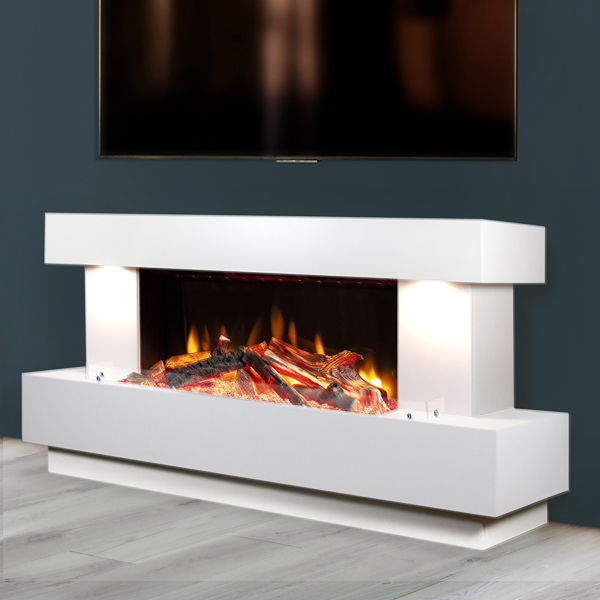 Celsi Firebeam Skyfall 800 Electric Fireplace Suite | Flames.co.uk