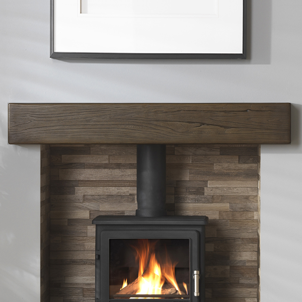 Gallery Geocast Dark Oak Effect Fireplace Beam