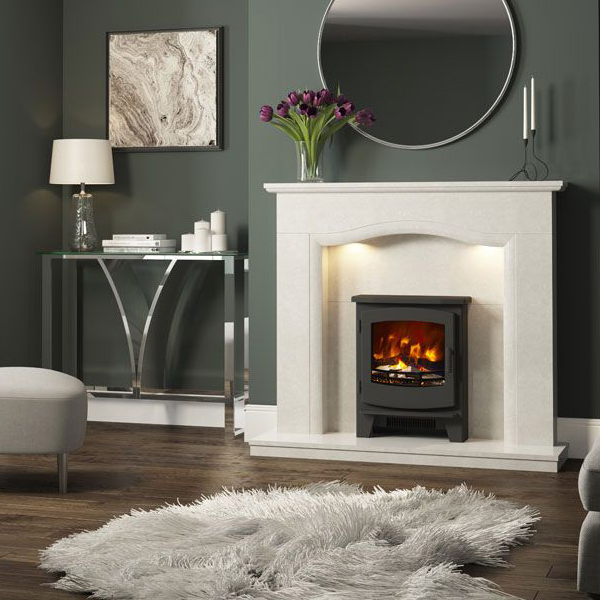 FLARE Beacon Inset Electric Stove - Small | Flames.co.uk