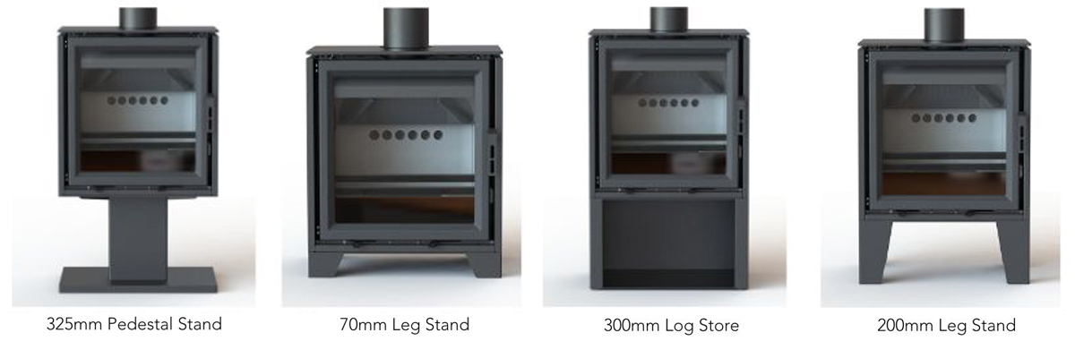 Fireline Ecostar Freestanding Stove Plinth Options