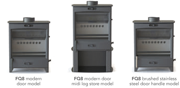 Fireline FQ8 Stove Options