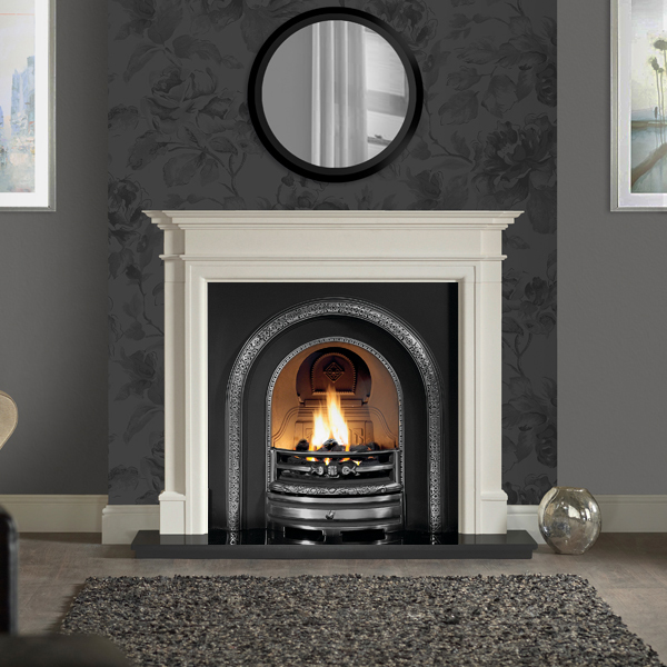 Gallery Bartello Agean Limestone Fireplace | Flames.co.uk