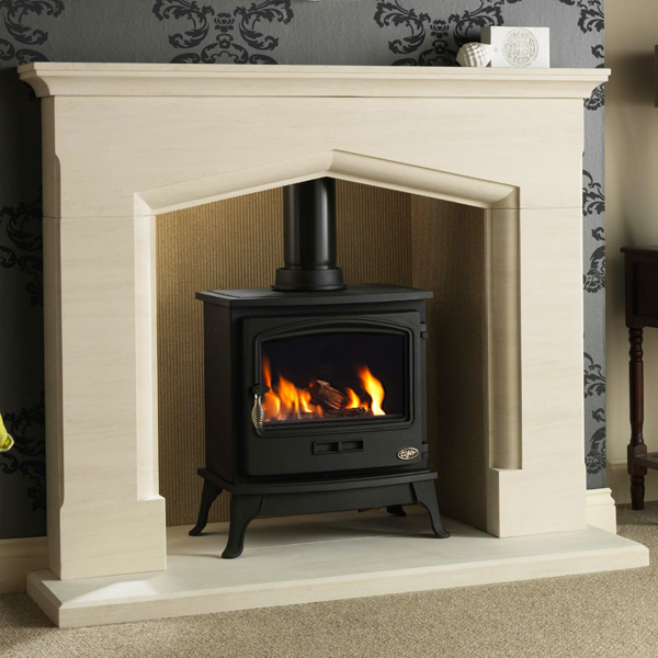 Gallery Coniston Fireplace with optional Tiger Eco Gas Stove