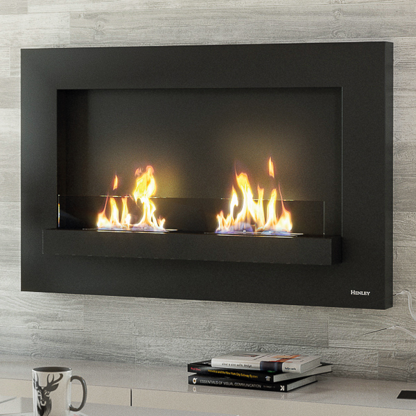 Henley London Wall Mounted Bioethanol Fire